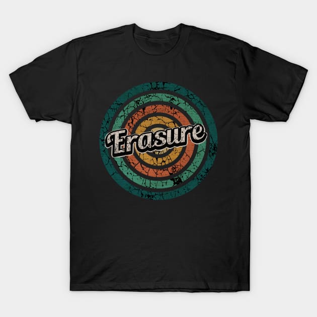 Erasure // Retro Circle Crack Vintage T-Shirt by People Mask